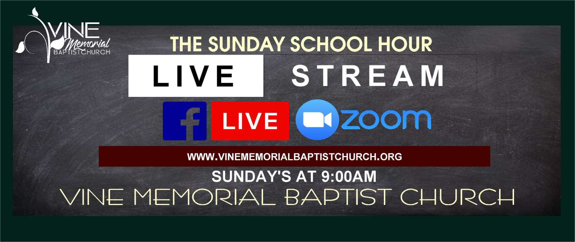 Vine Memorial Baptist Church Home