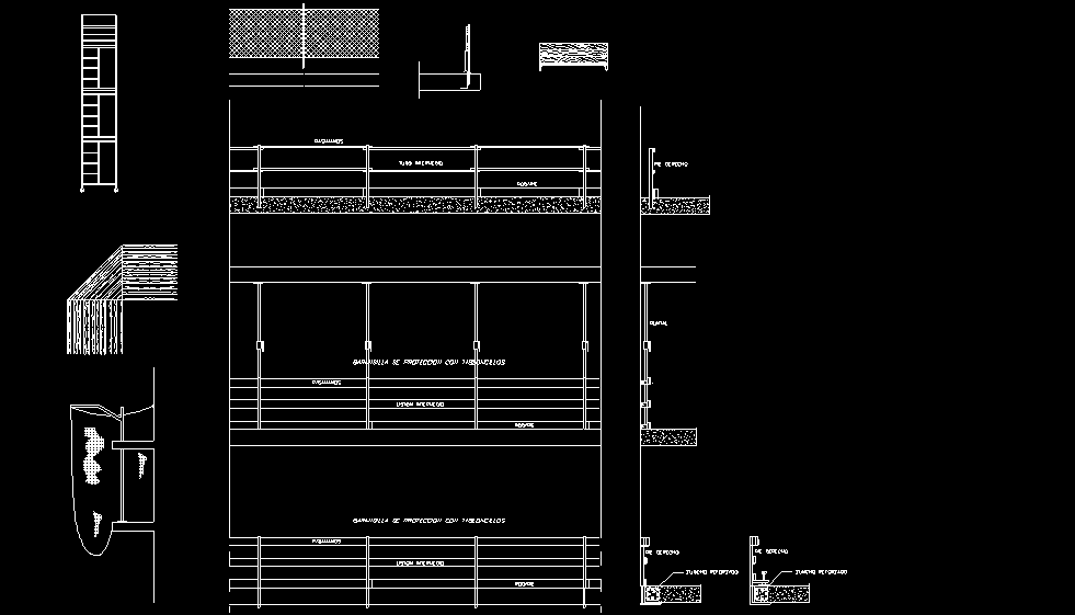 Bloques AutoCAD Gratis Librerias de medidas de seguridad en en
