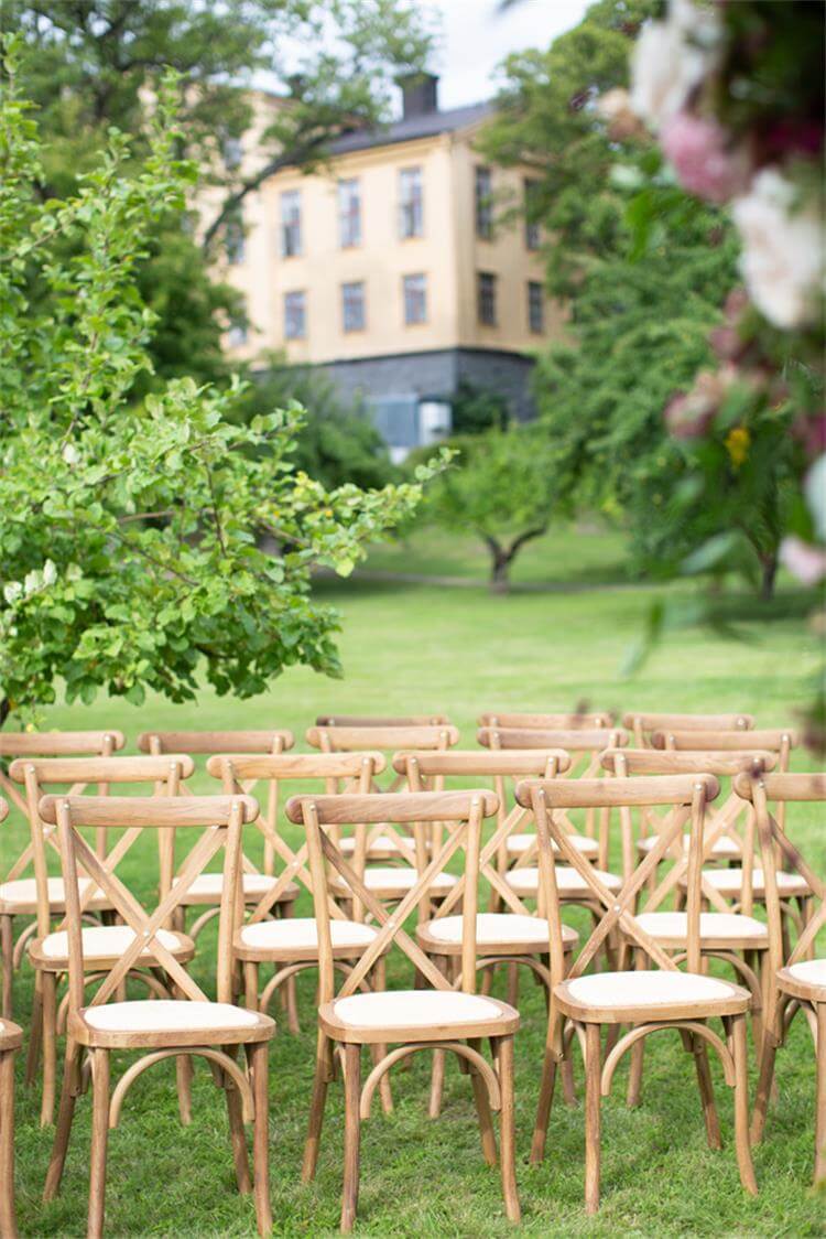 X Back Dining Chairs Wholesale Stackable Wooden Chairs Manufacturer