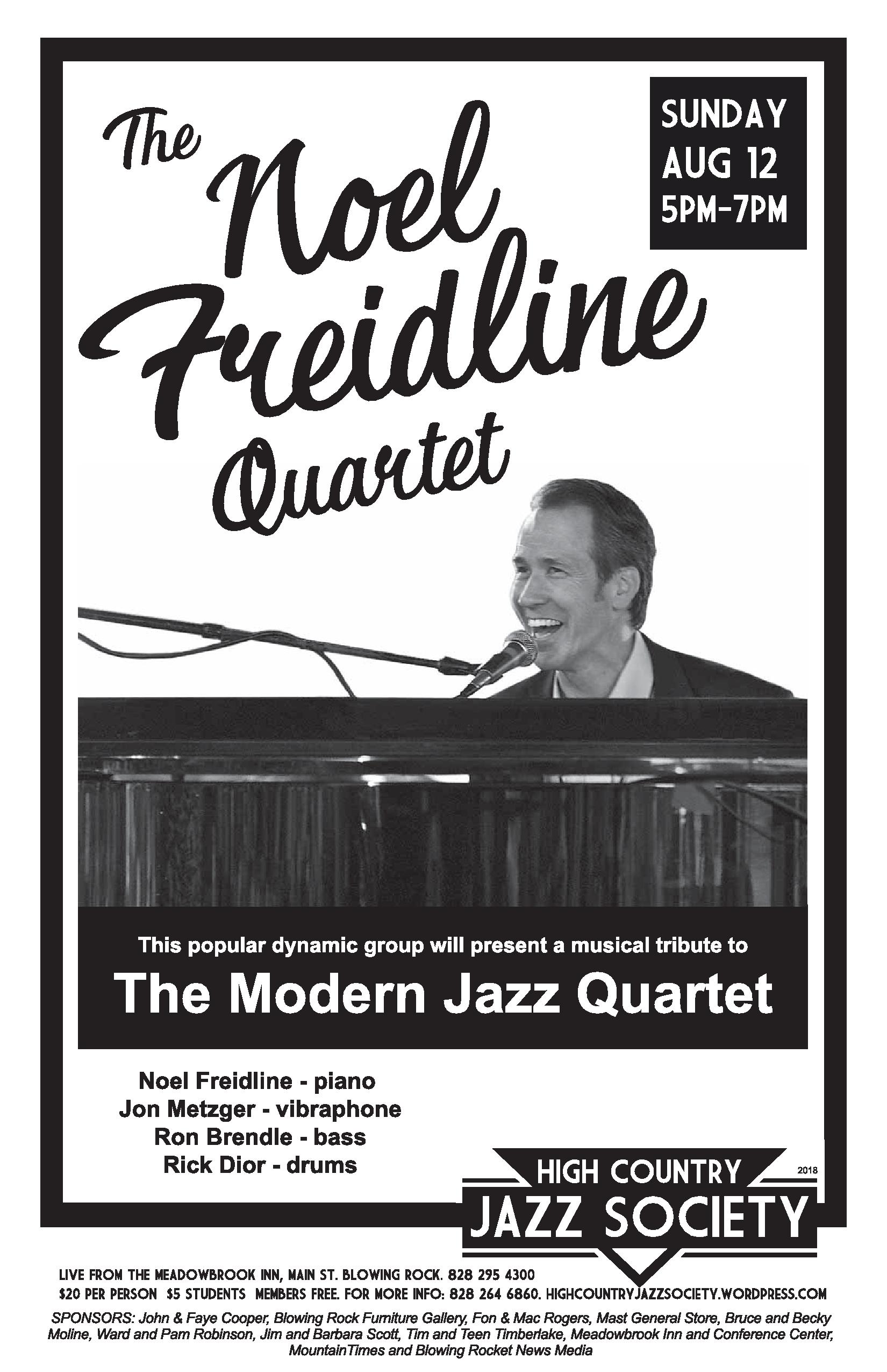High Country Jazz Society Concert ⋆ Blowing Rock