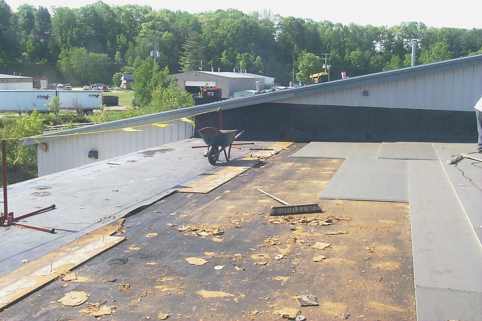 Commercial Roof Bloxsom Roofing & Siding
