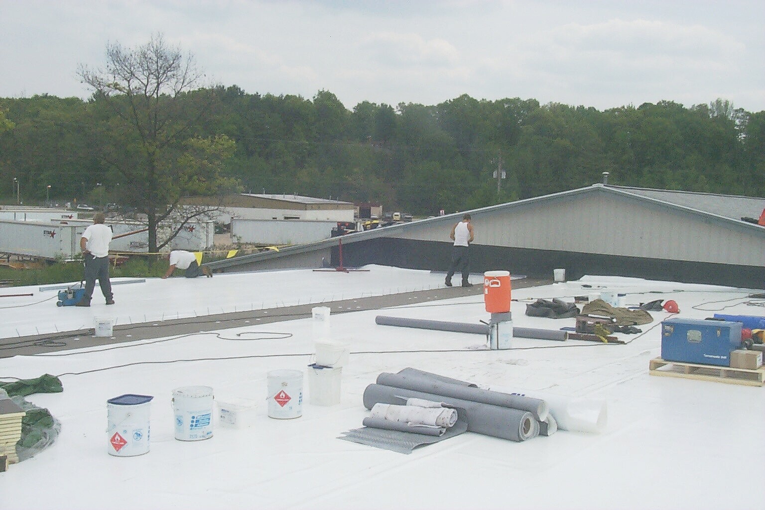 Commercial Roof Bloxsom Roofing & Siding