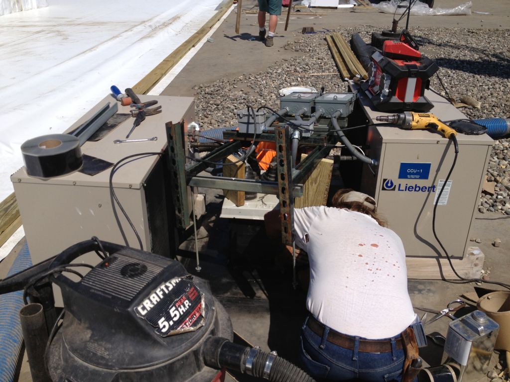 Grand Traverse Governmental Building Roof with a Wind Vented Roof