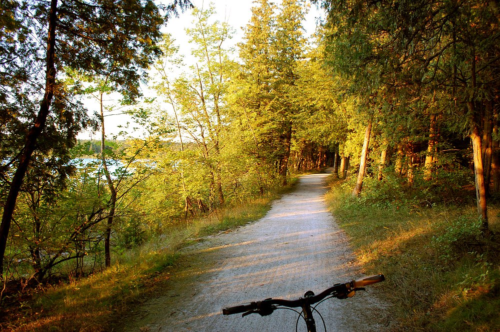 The bike trails of Peninsula State Park Jonathan Bloy