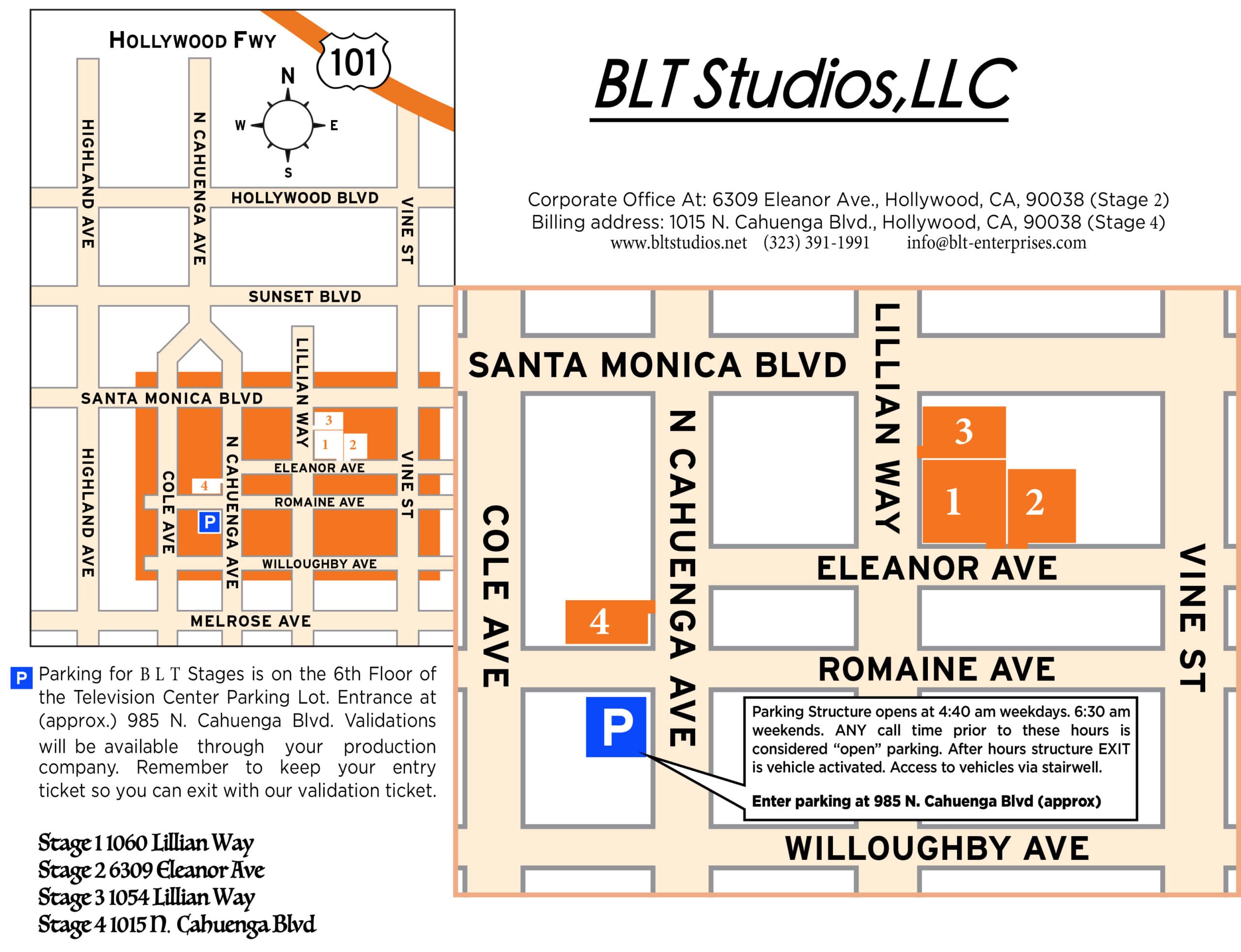 Musc Parking Lot Map