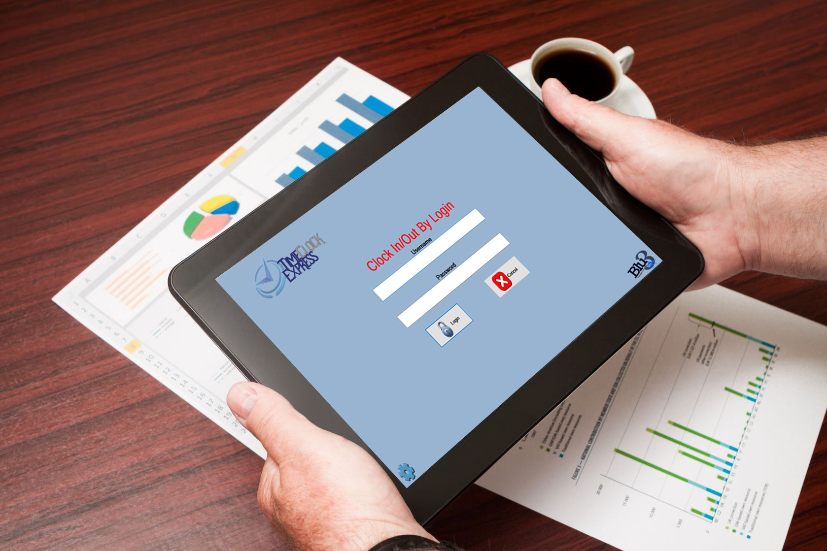 Time Clock Express Tablet System Blu3 Management Group