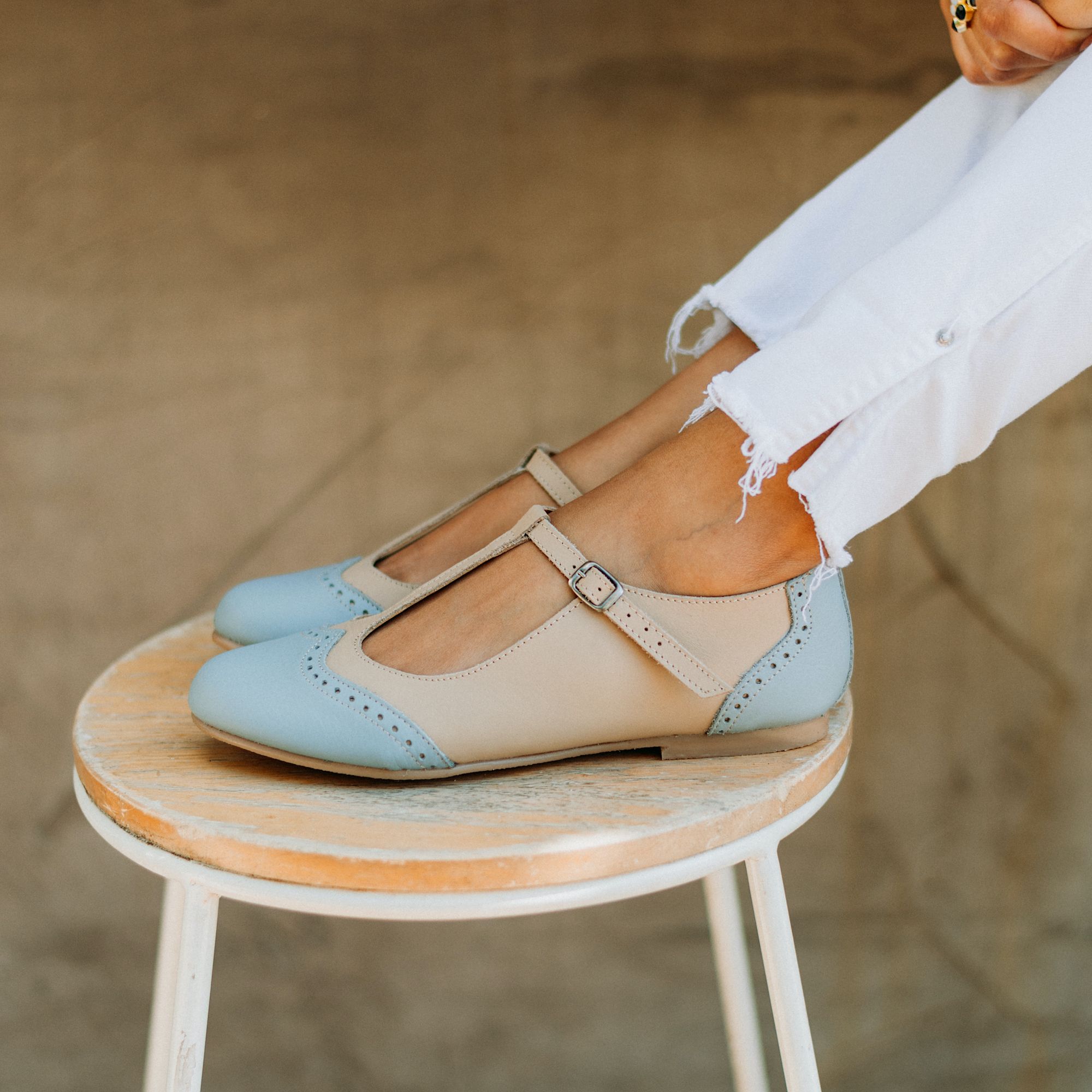 Sophia Duck Egg Blue/Putty Blu Betty Blu Betty