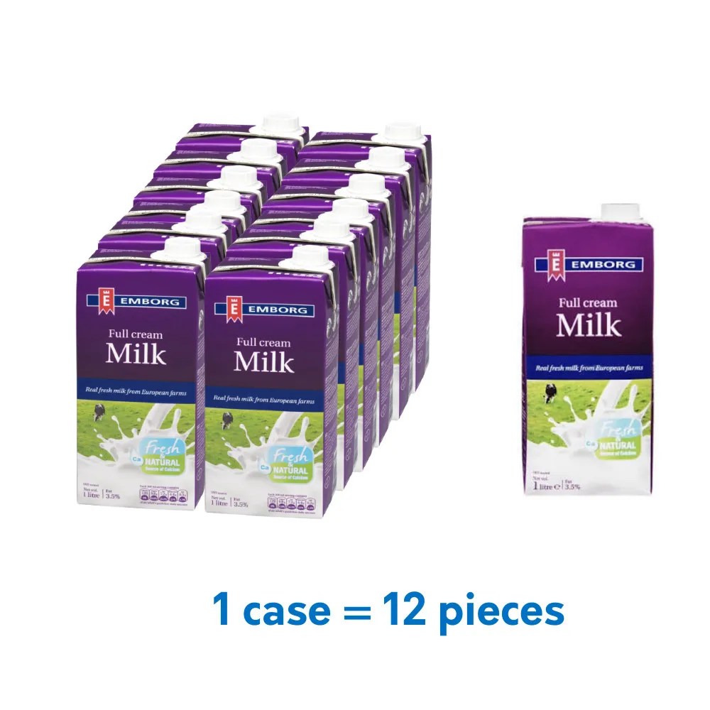 Full Cream Milk Case (12 x 1L cartons) Blu Coffee