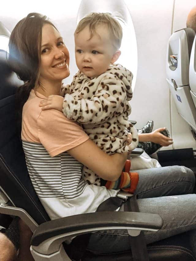How to fly with a toddler on your lap Flying with 3 kids under 5