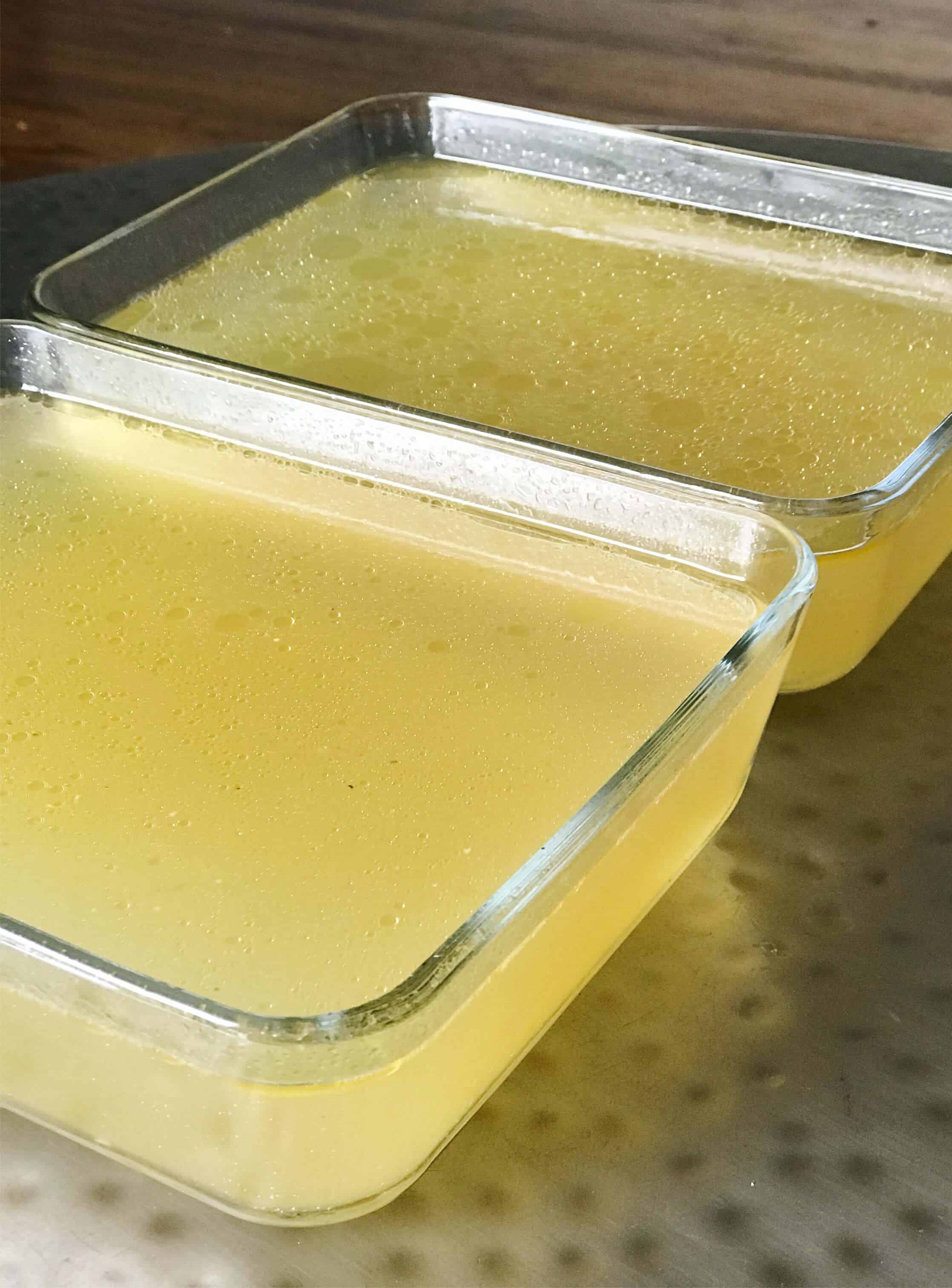 Homemade Instant Pot Chicken Stock Blue and Hazel