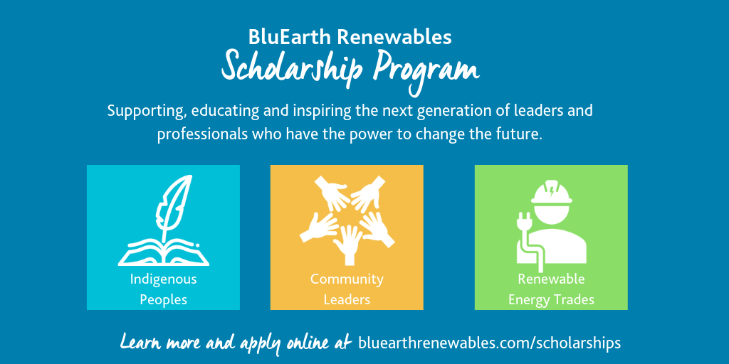 Our Scholarship Program BluEarth Renewables