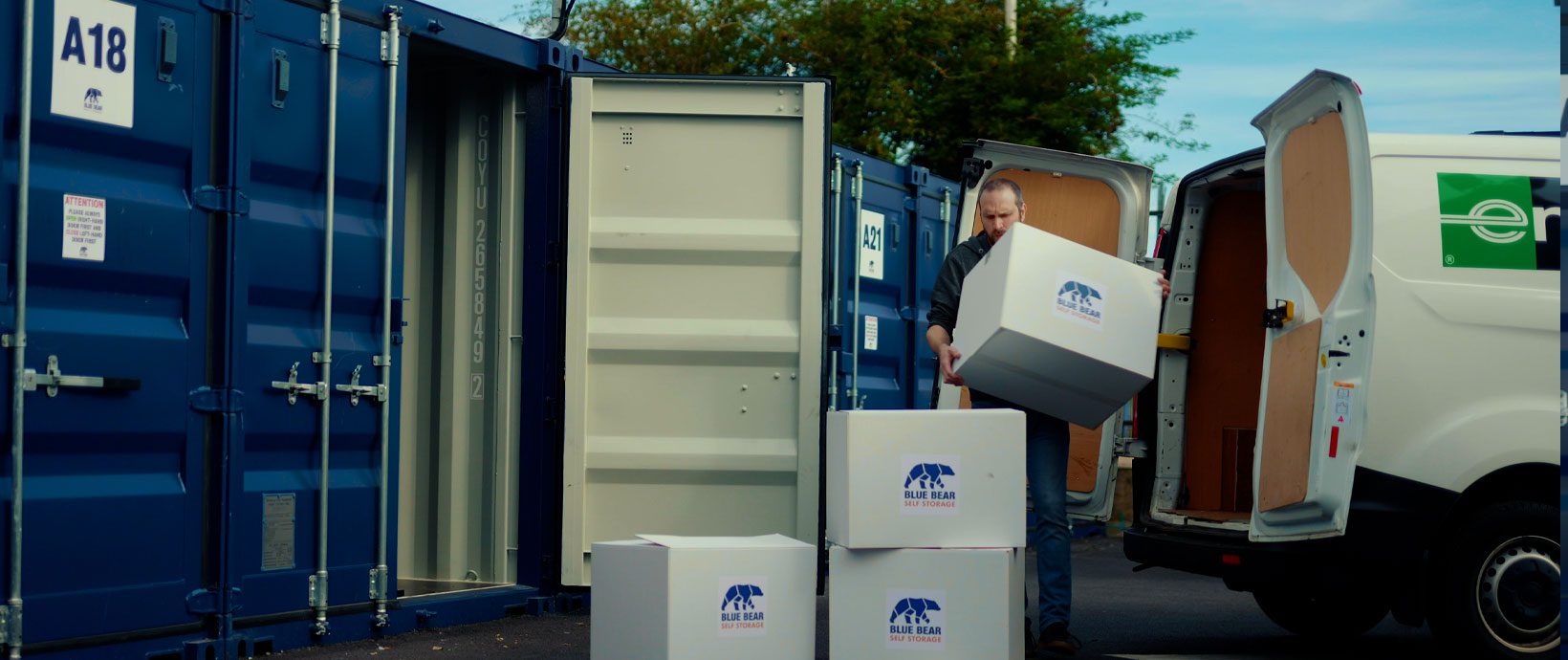 Why Choose Blue Bear Storage Driveup storage saving you money and time.