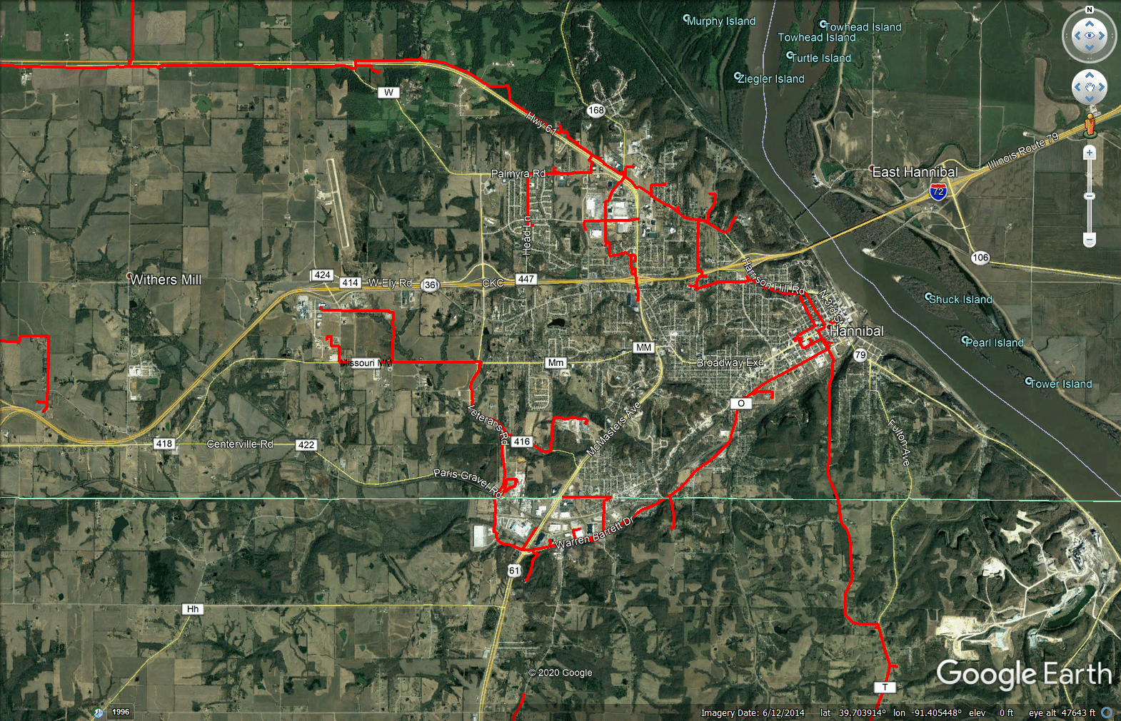 Expansion / Densification City Maps Bluebird Network