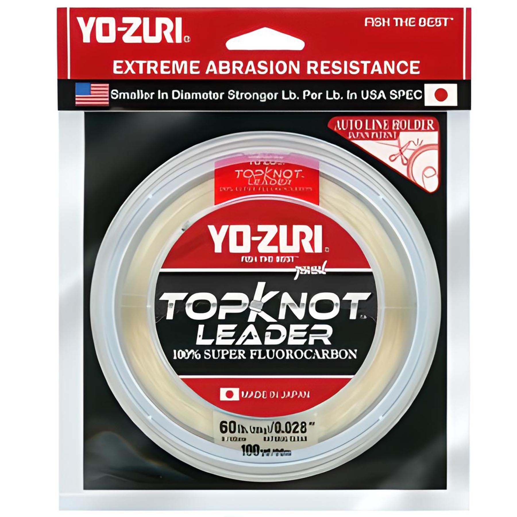 YoZuri TopKnot Leader Clear 30 Yardas Blue Bite Bait and Tackle