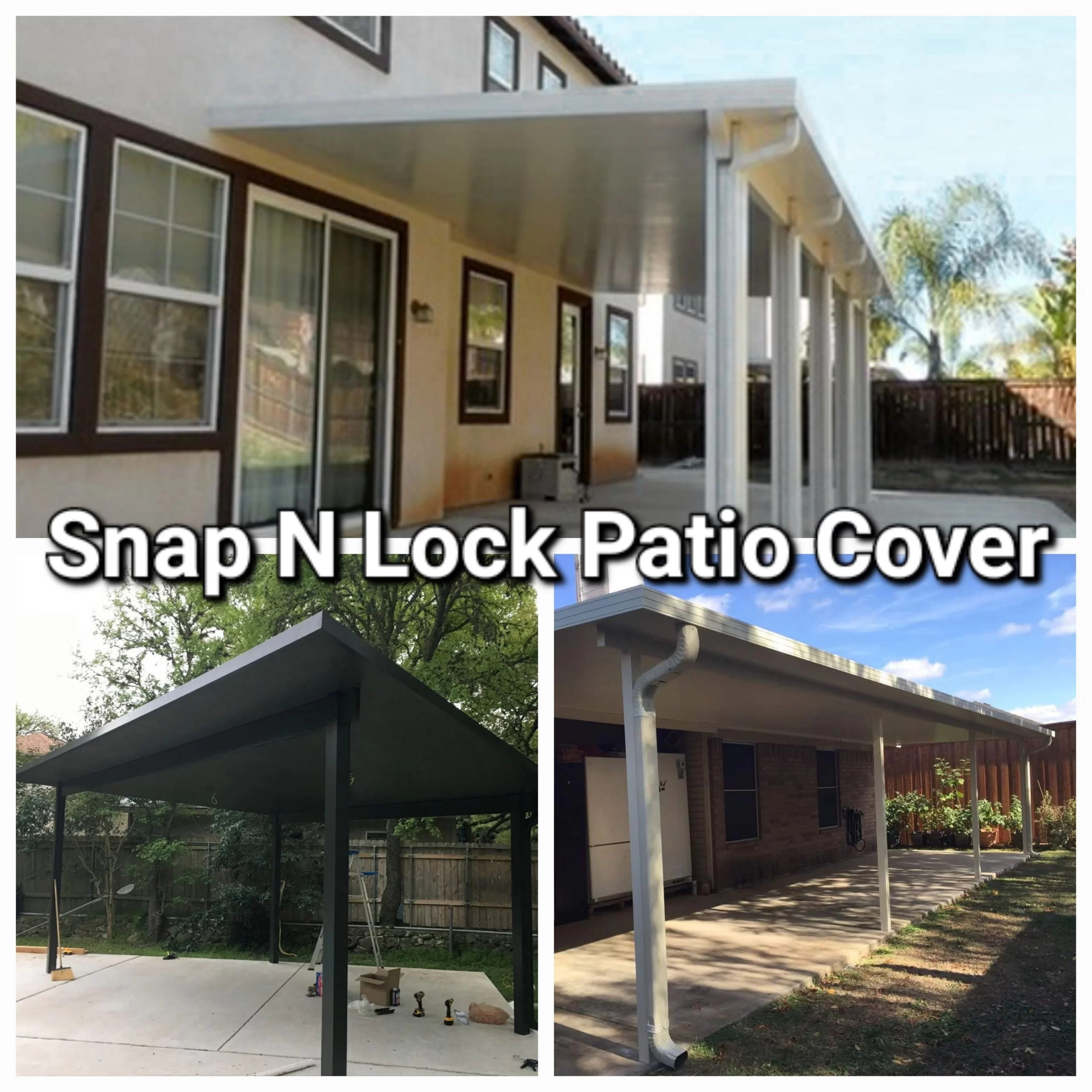 SnapNLock Roofs Patio Covers