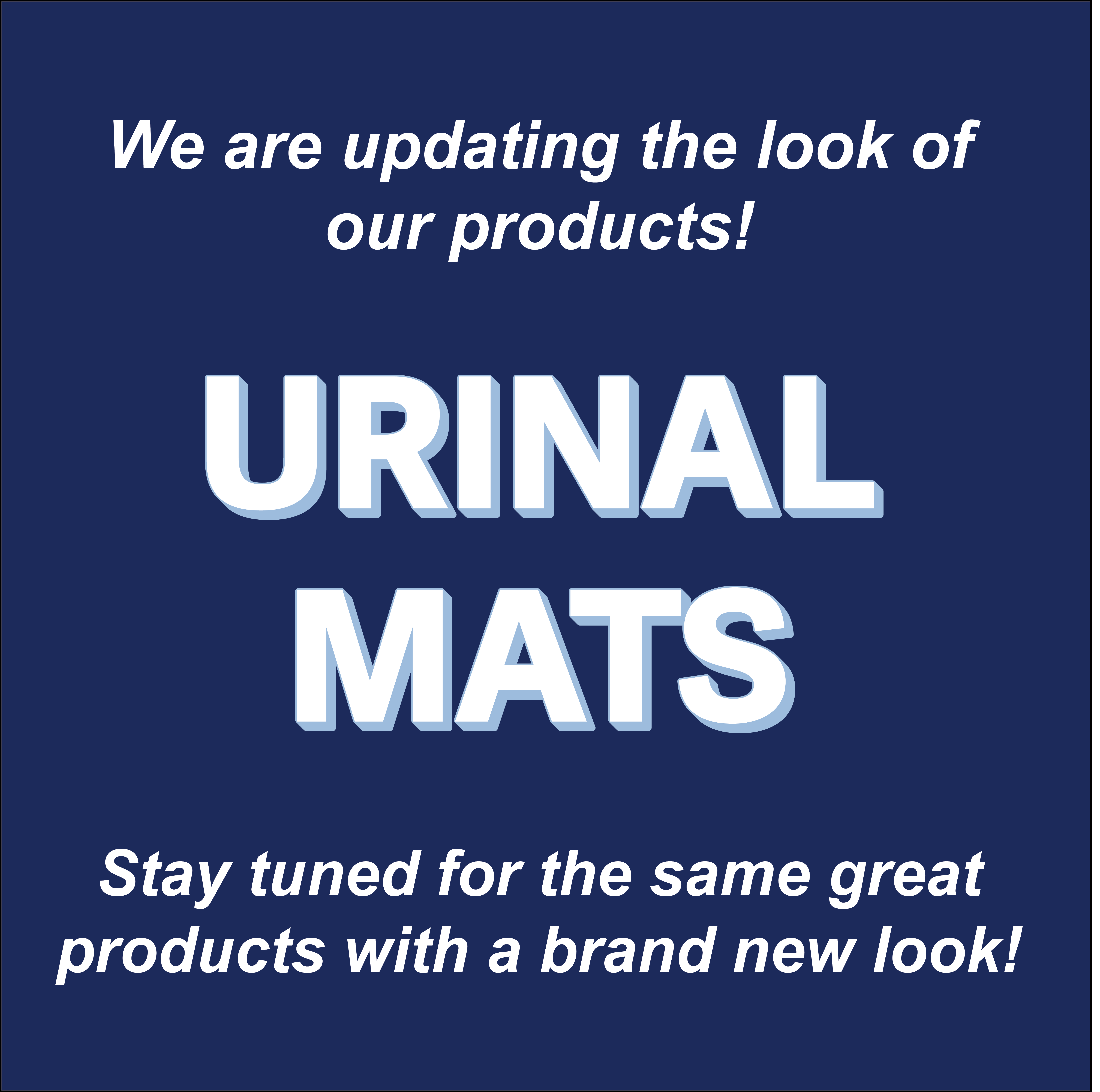 Urinal Mats Blue Cardinal Chemical
