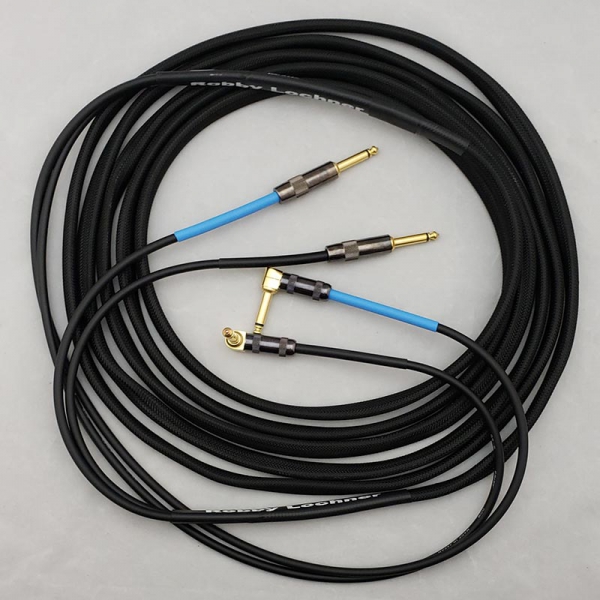 Black Mamba Effects Snake Blue Collar Cables