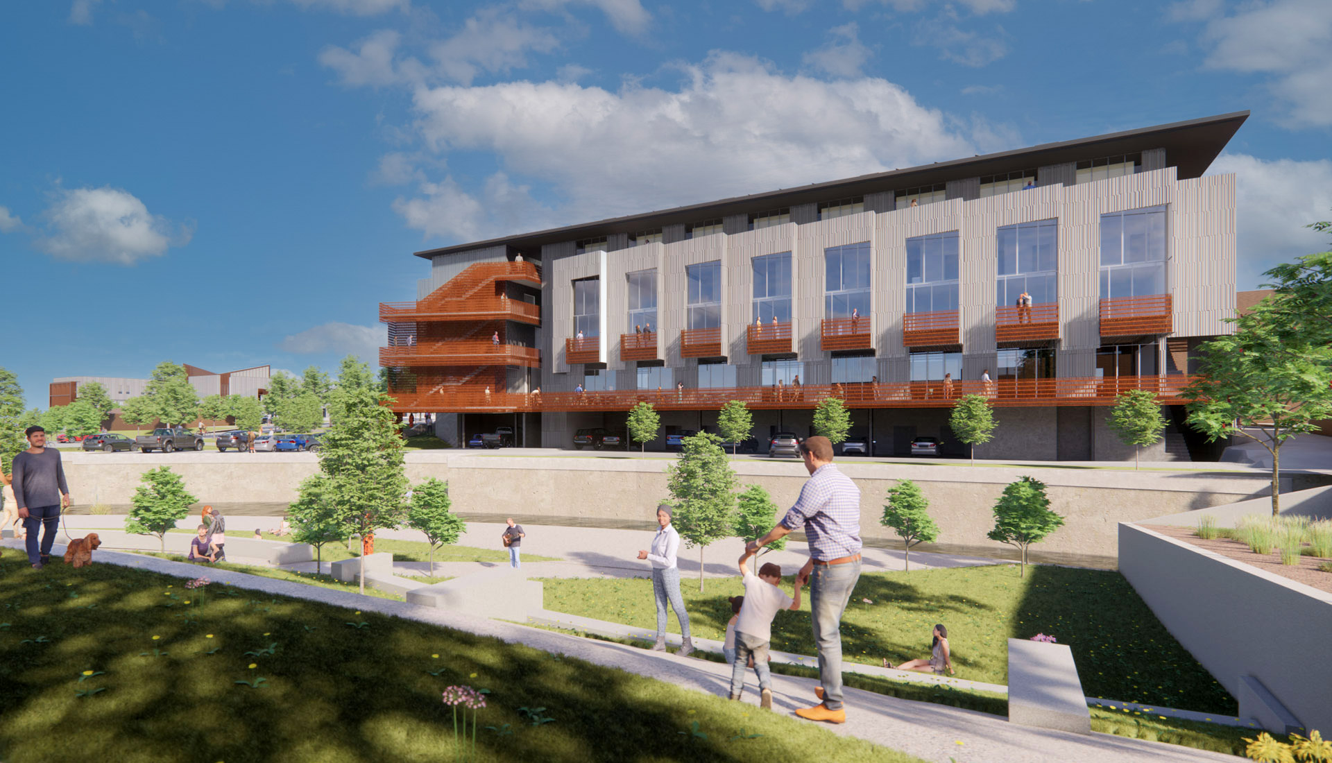 Spring Street Condos Blue Crane