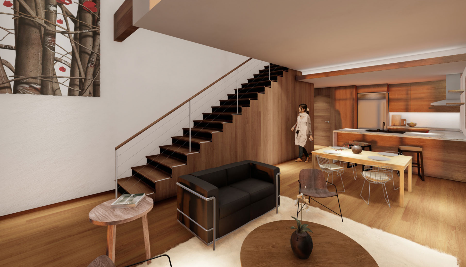 Spring Street Condos Blue Crane