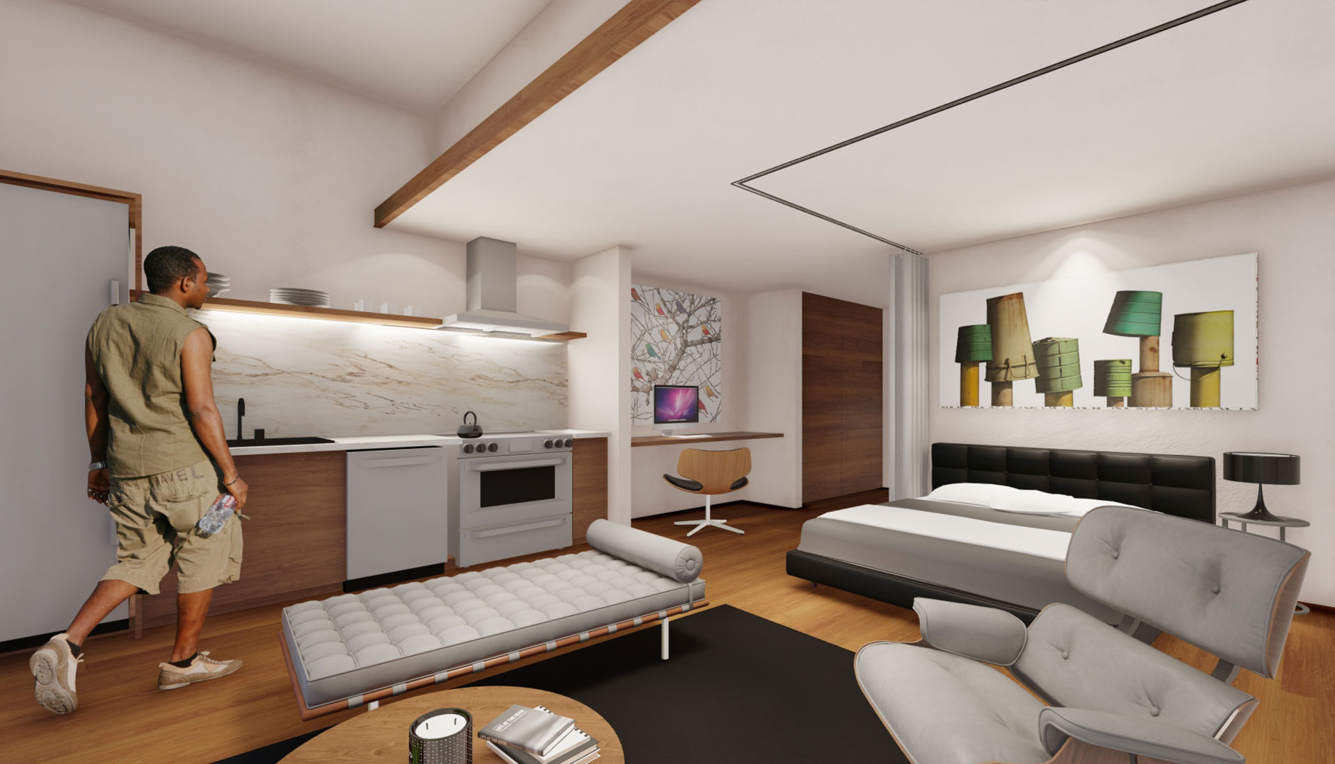 Spring Street Condos Blue Crane