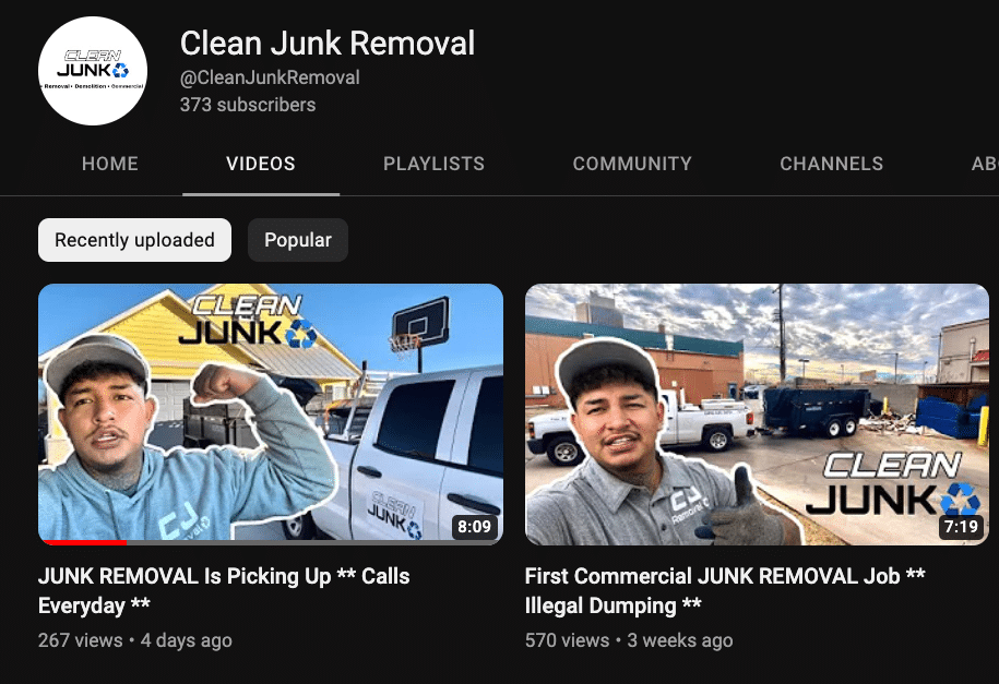 Top 10 YouTubers in Junk Removal to Follow for Learning the Craft