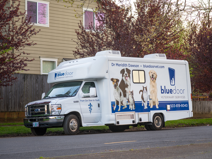Blue Door Veterinary Services in Portland OR Mobile Vet