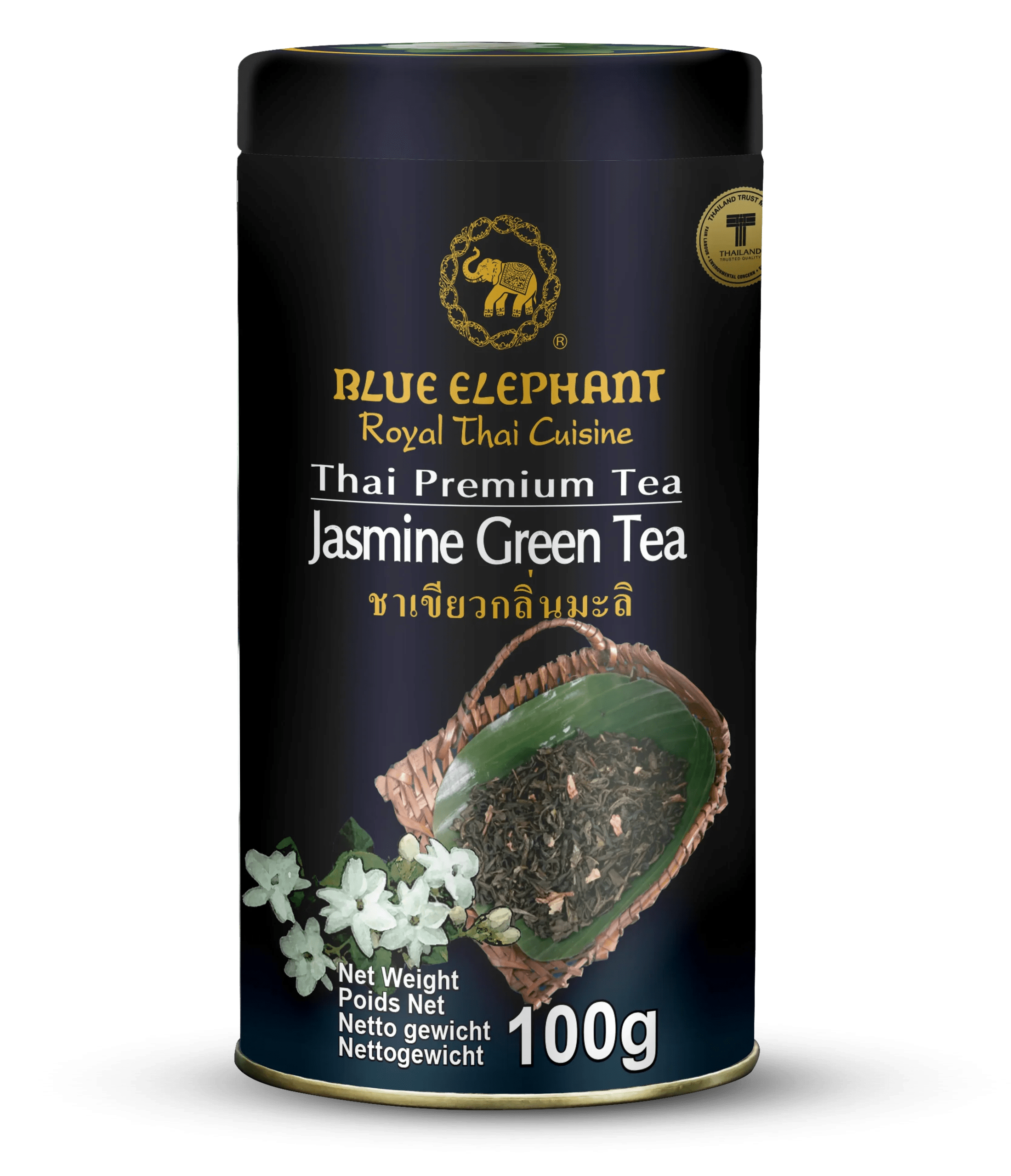 Jasmine Green Tea 100g Authentic Jasmine Green Tea Blue Elephant