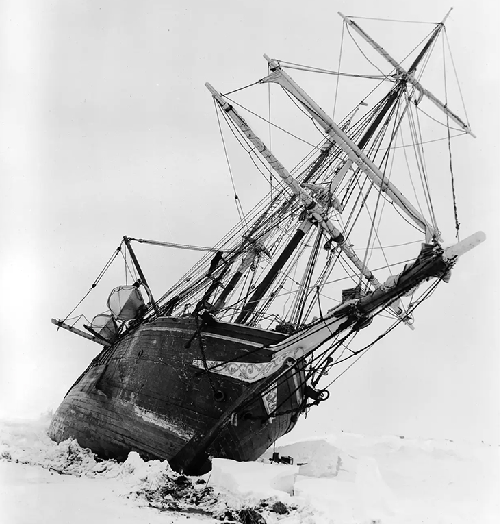 Ernest Shackleton on board the HMS Endurance, a compelling story of