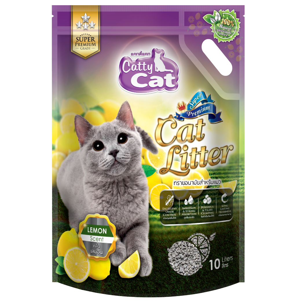 ทรายภูเขาไฟ กลิ่นเลม่อน Bluefalo Petcare