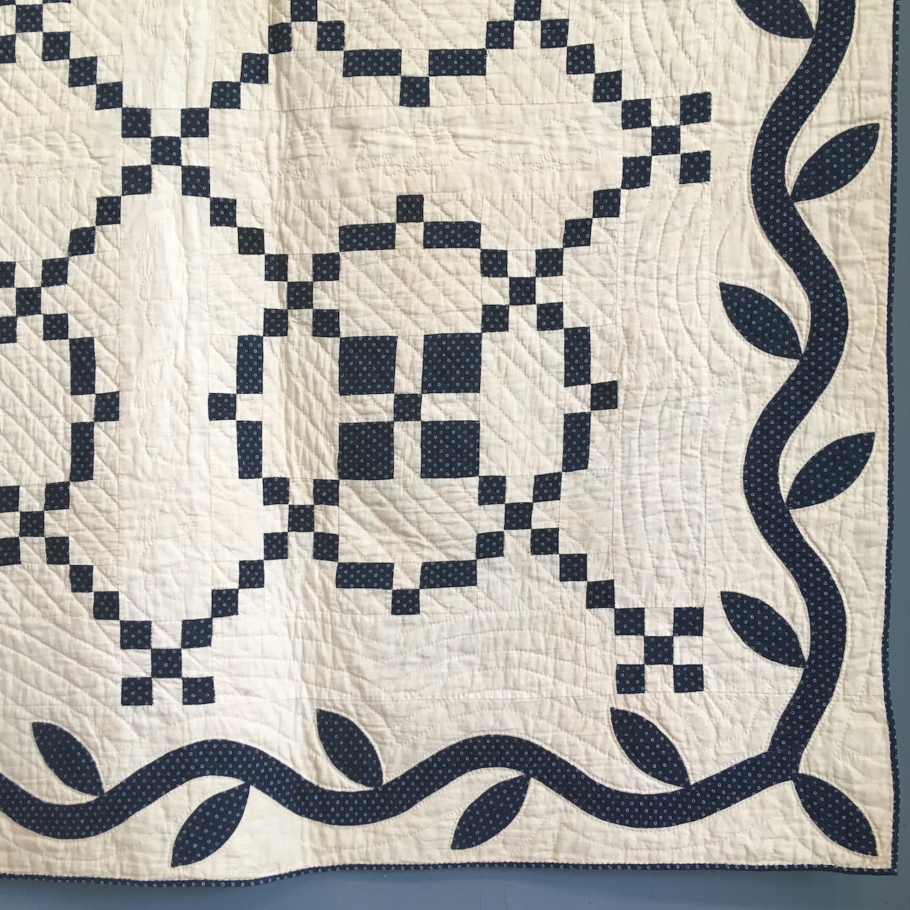 1850s “Burgoyne Surrounded” Quilt BLUE FARM