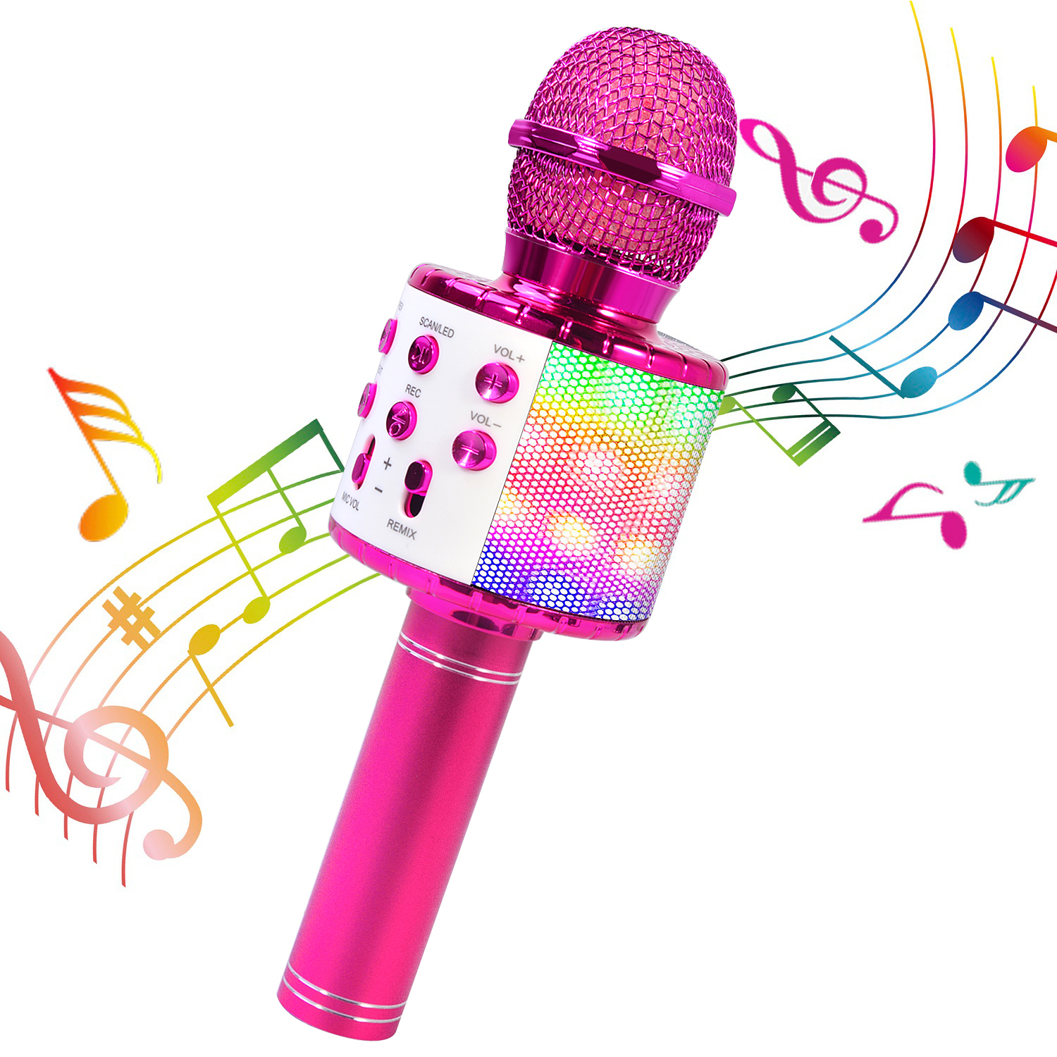BlueFire Wireless 4 in 1 Bluetooth Karaoke Microphone with