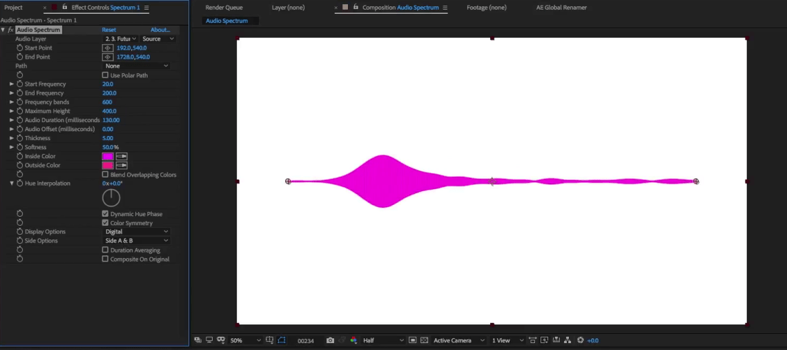 How To Create An Audio Spectrum in After Effects BlueFx