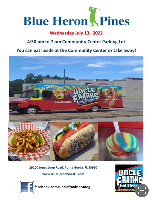 Uncle Franks Hot Dogs July 13 430 PM