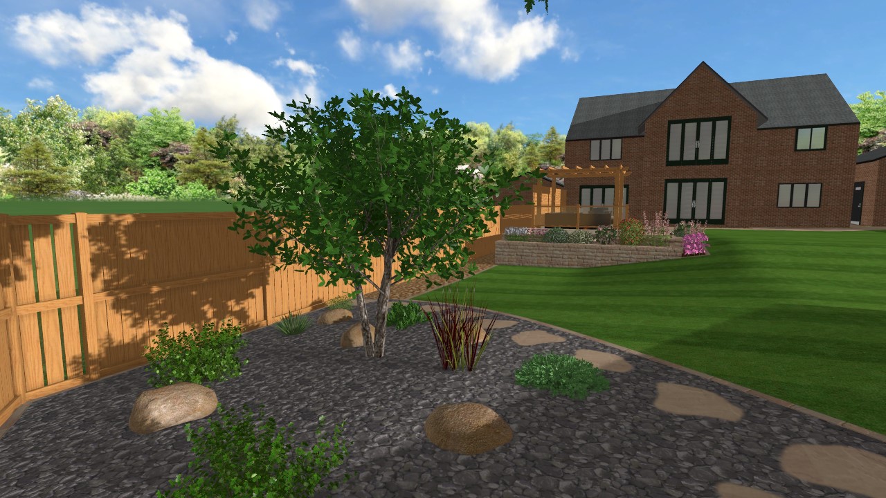Garden Design in NewcastleUnderLyme Blue Iris Landscapes