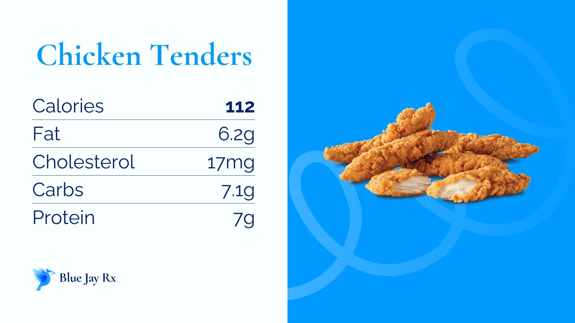 Chicken Tenders Calories and Nutrition Facts One Chicken Tenders