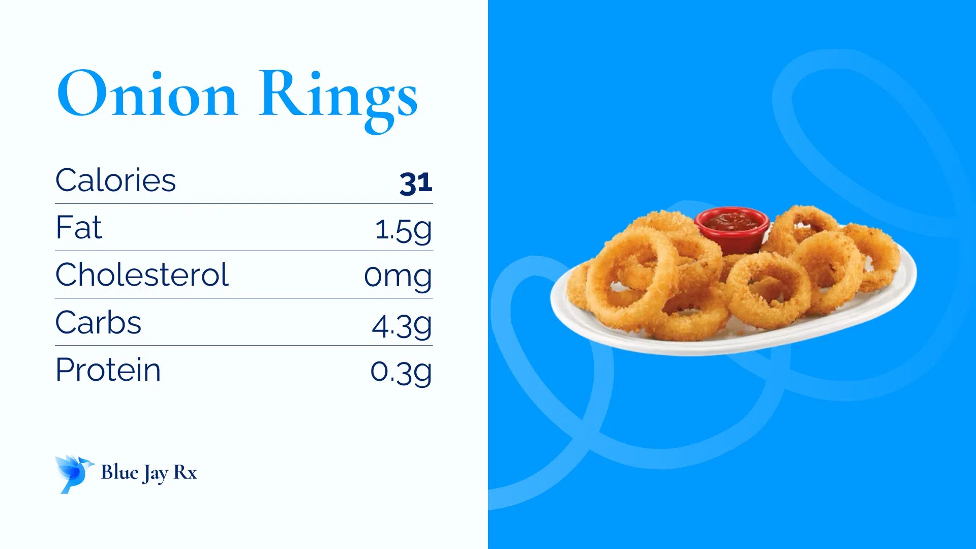 Onion Rings Calories and Nutrition Facts One Onion Rings 31 Calories