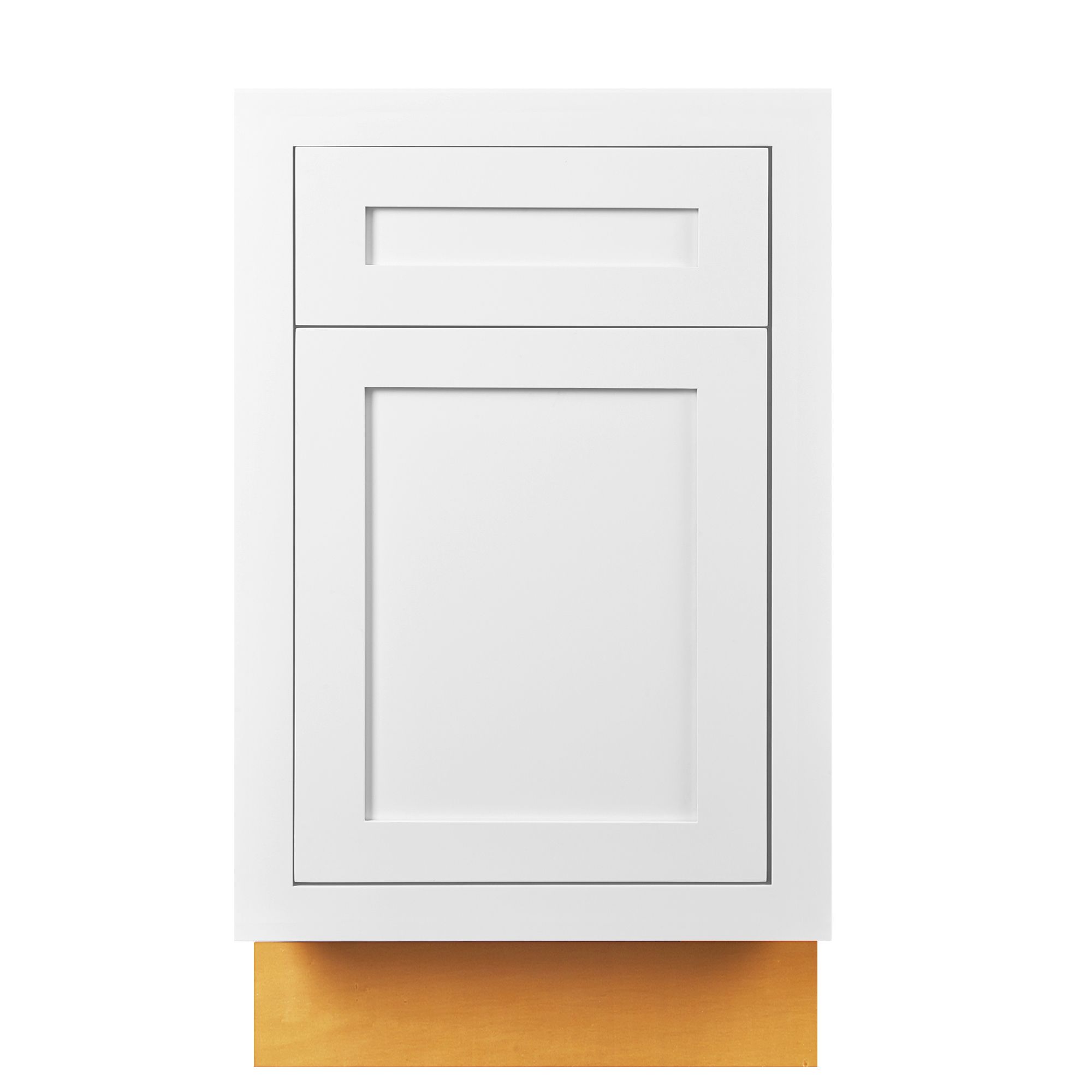 Inset White Shaker Base 21" Blue Lane