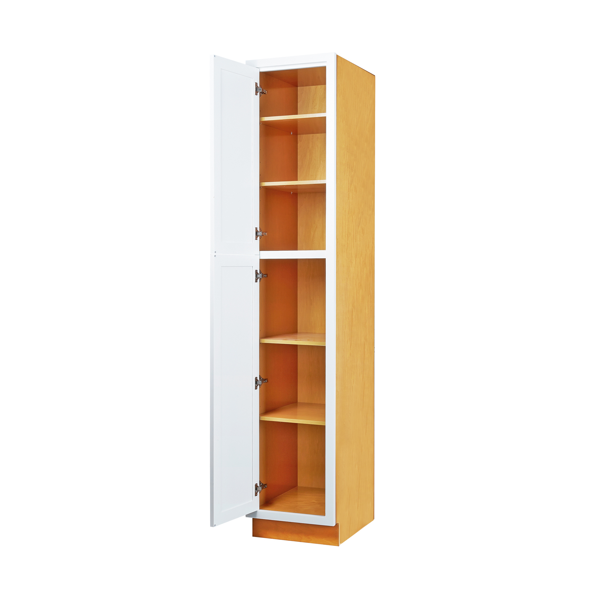 Inset White Shaker Pantry 18 x 93" Blue Lane