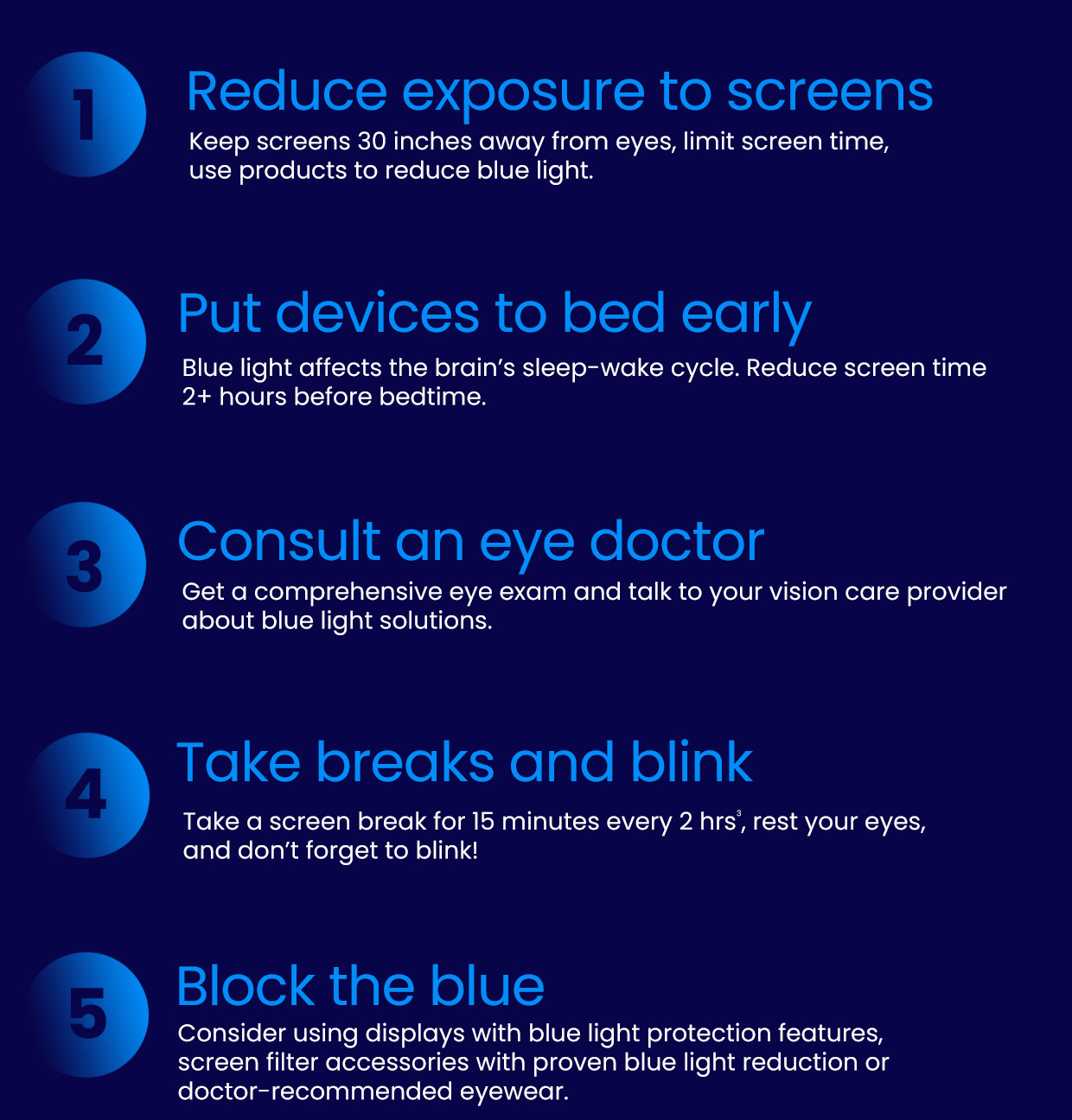 October 10th is Blue Light Awareness Day Take steps to reduce exposure