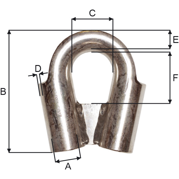 Wire thimbles Brdr. Markussens Metalvarefabrik