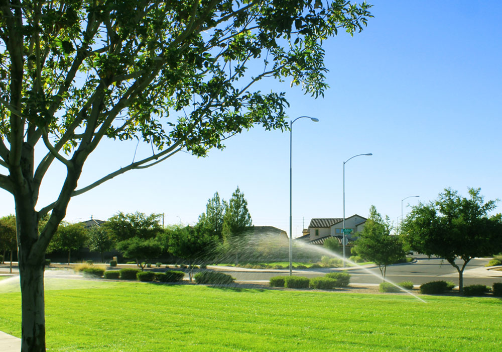 Water Management Blue Marble Landscape