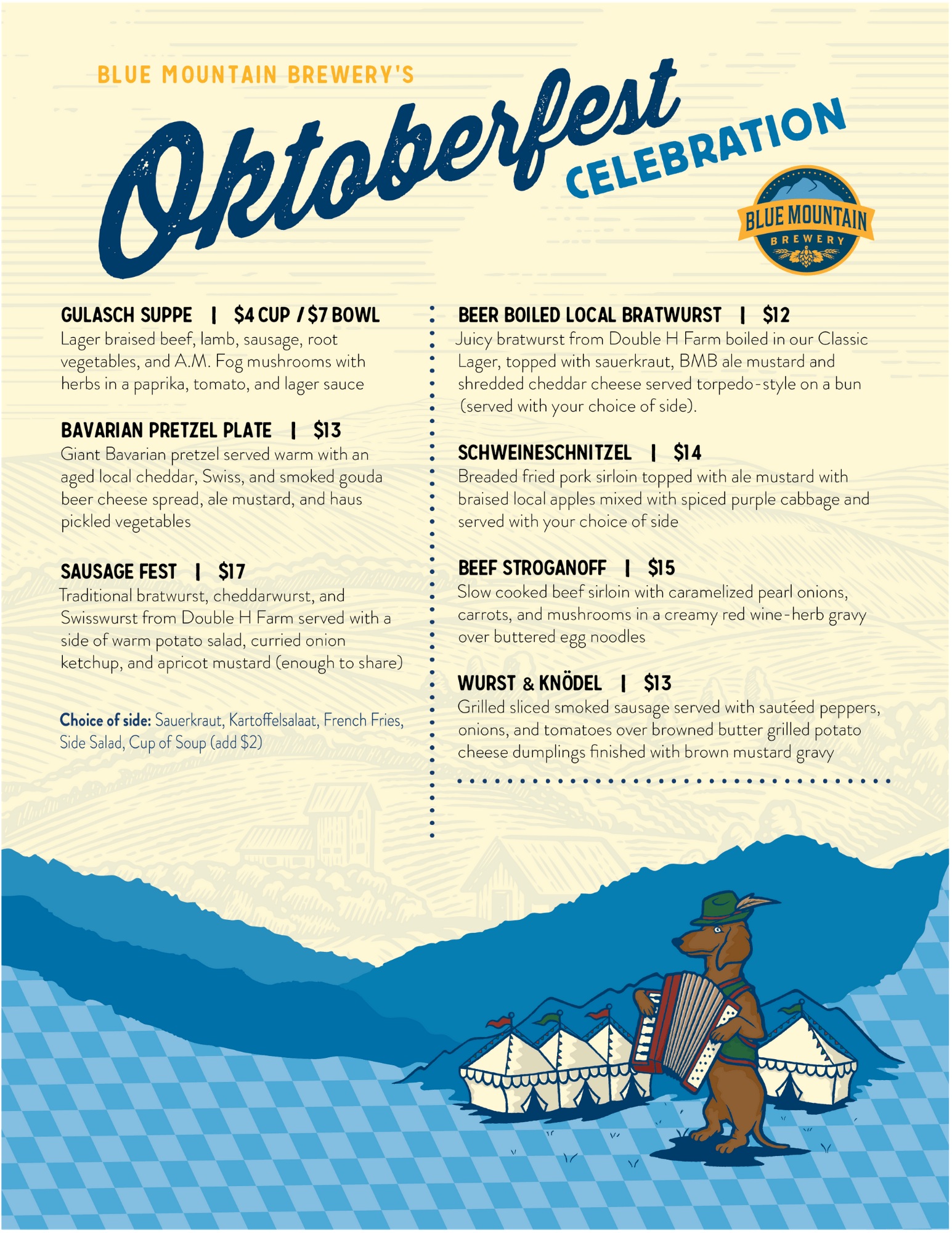 Oktoberfest at Blue Mountain Brewery Blue Mountain Barrel House & Smokin' Barrel Restaurant
