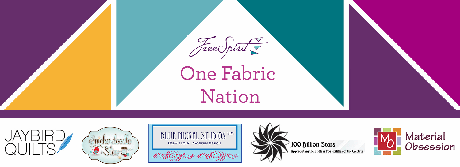 One Fabric Nation Wander Blue Nickel Studios