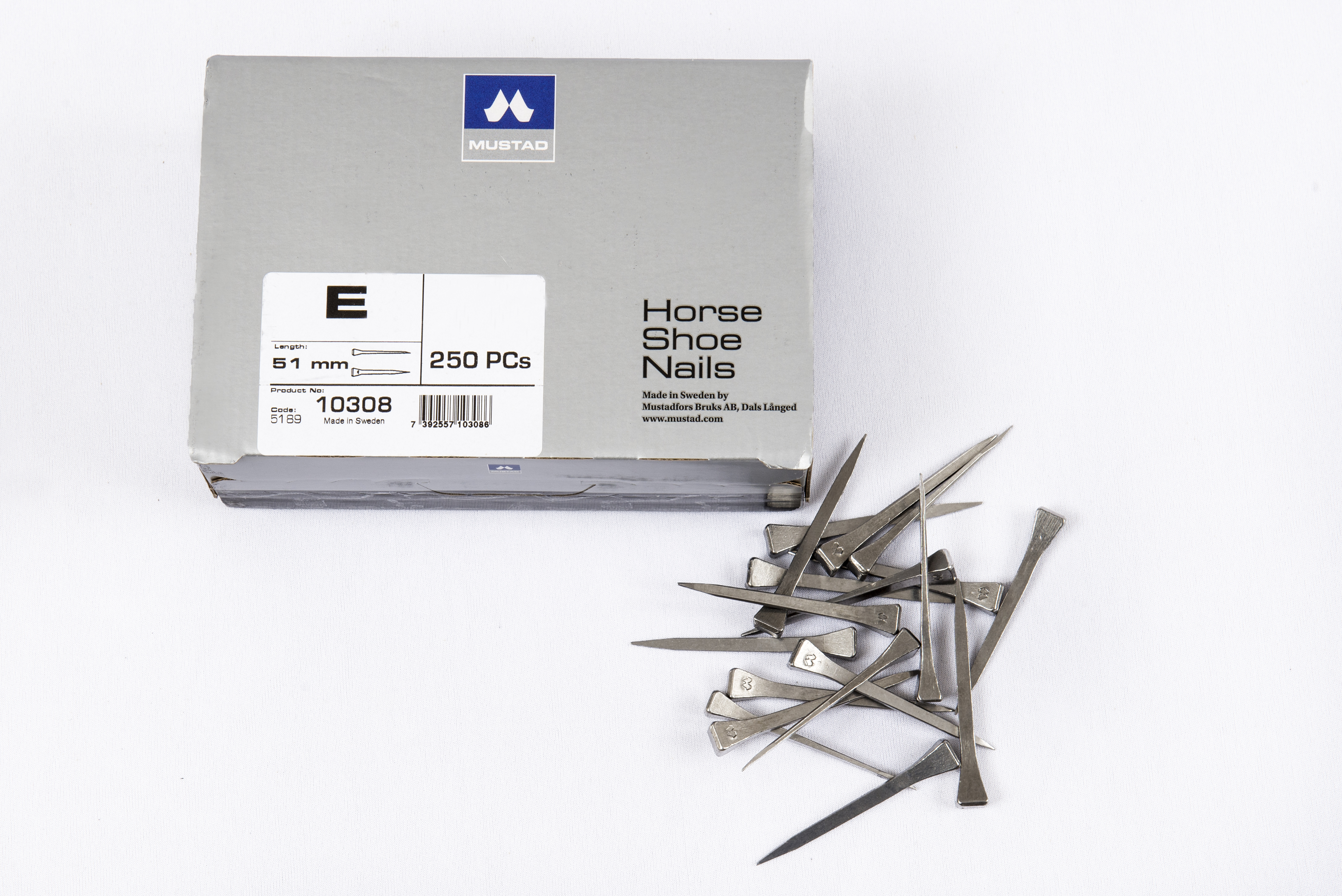 MUSTAD HORSESHOE NAILS Blue Pegasos Horse Shoes