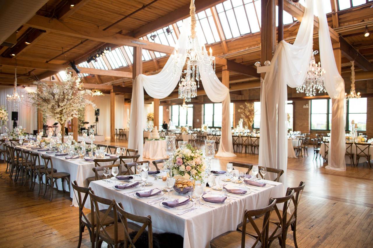 Bridgeport Art Center Skyline Loft Blue Plate