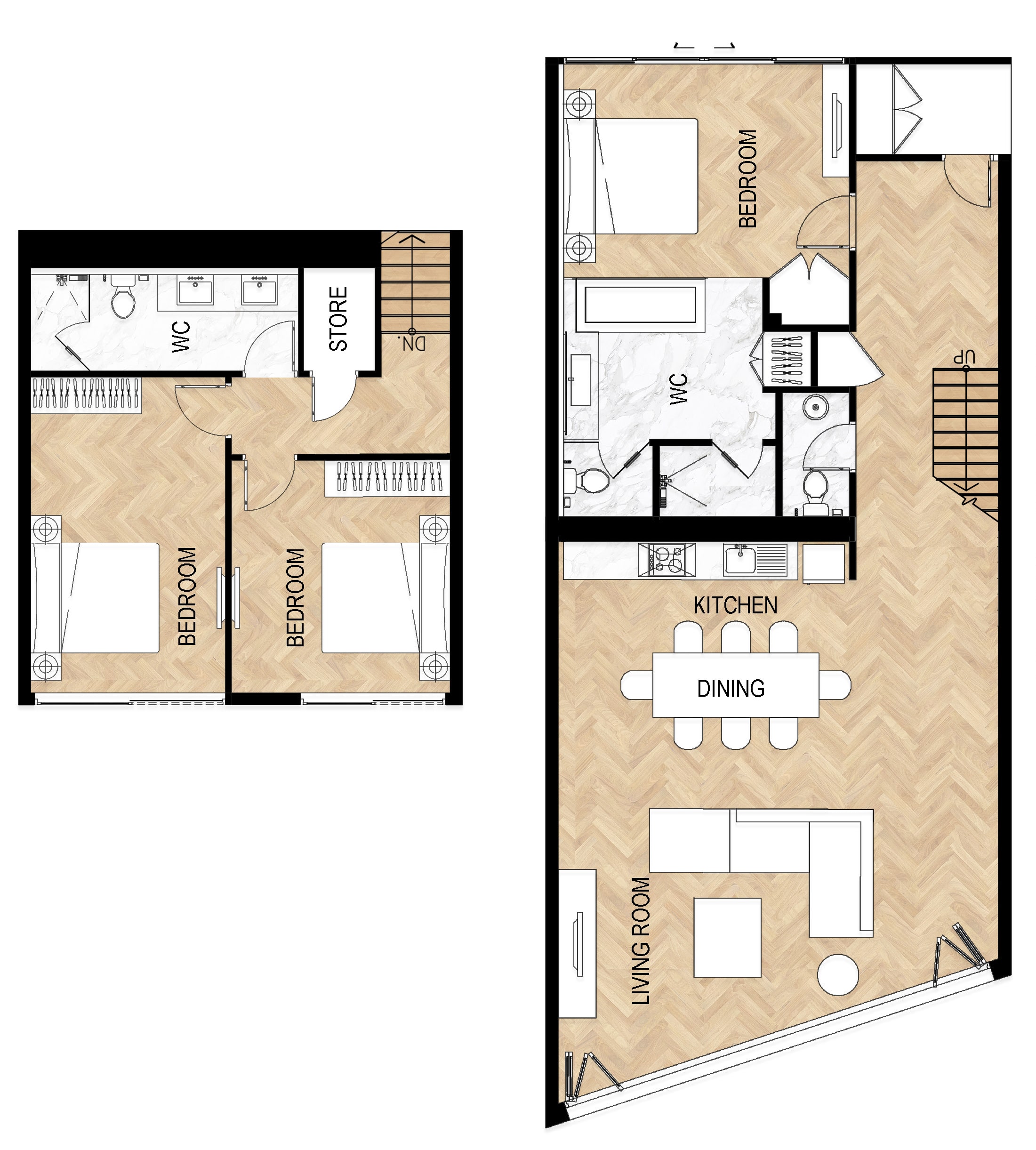 Leilighet 303 Bluepoint Condominiums