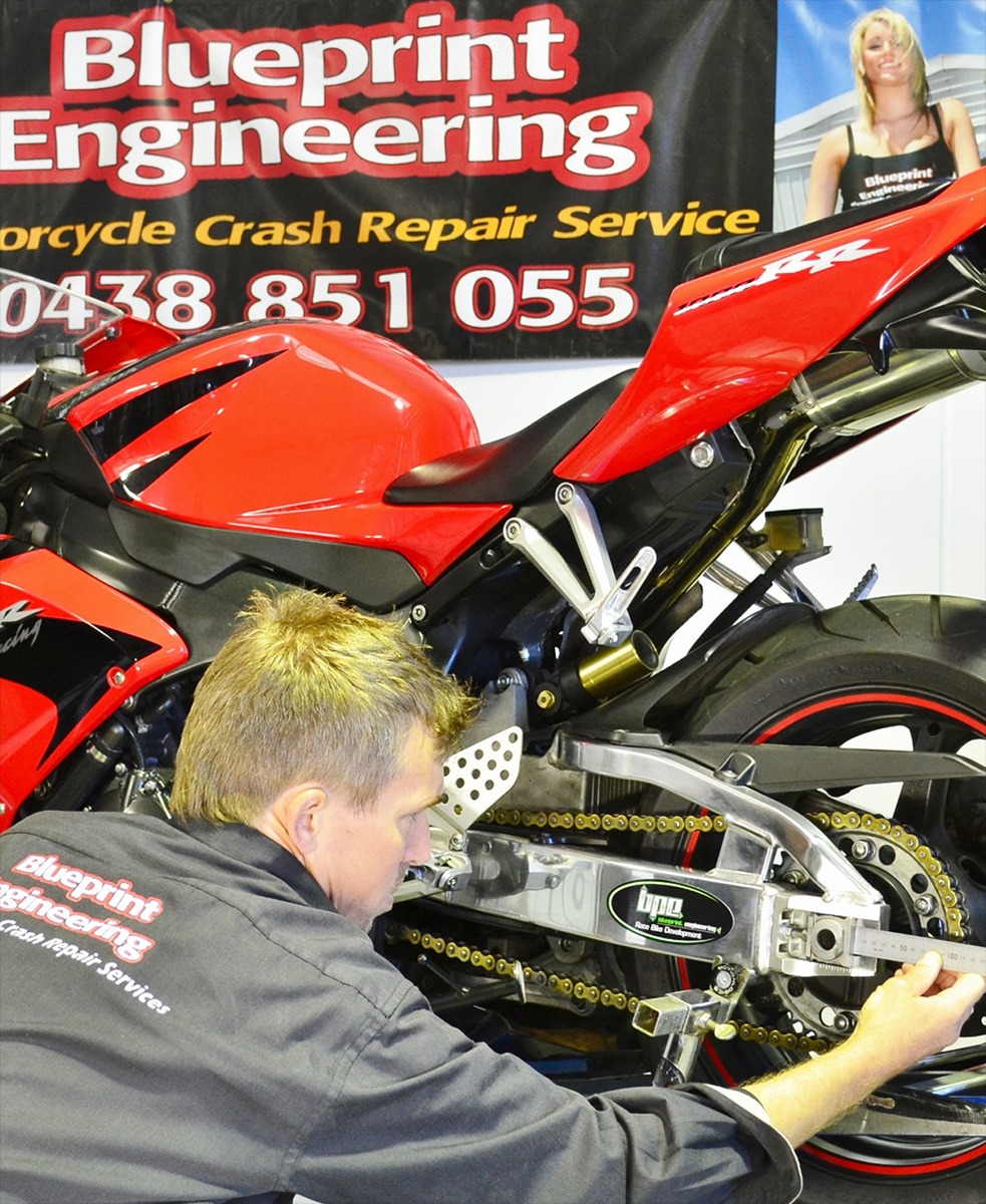 Suspension & Wheel Alignment Blueprint Engineering Motorcycle Services