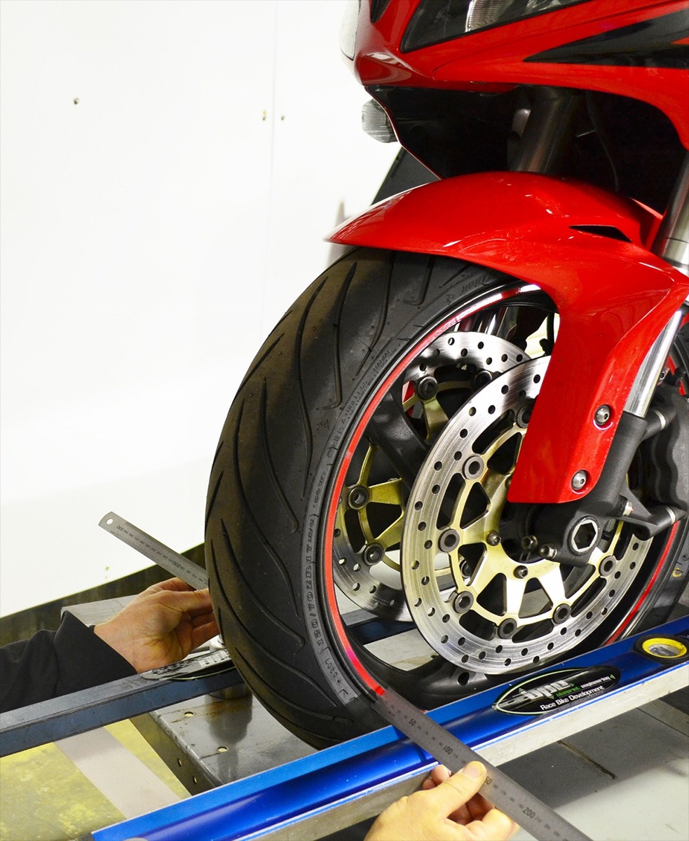 Suspension & Wheel Alignment Blueprint Engineering Motorcycle Services