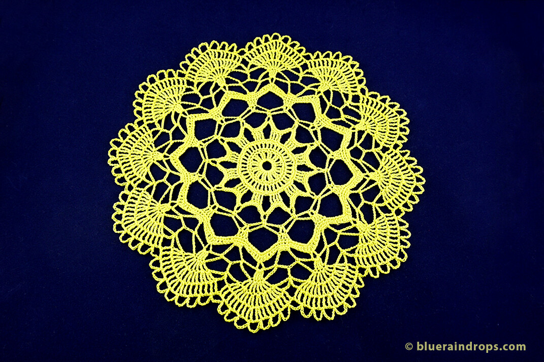 Crochet Elegant Lace Doily Blueraindrops Arts and Crafts