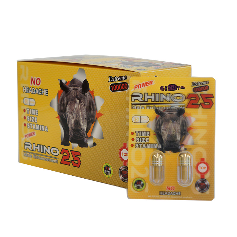 Rhino Power 25 100000 Double 40 Pills Pack Blue Rhino Pill